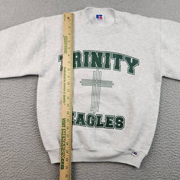 Vintage Russel Athletic Crew Neck Youth Small Trinity Lutheran Eagles Sweatshirt - Picture 4 of 14
